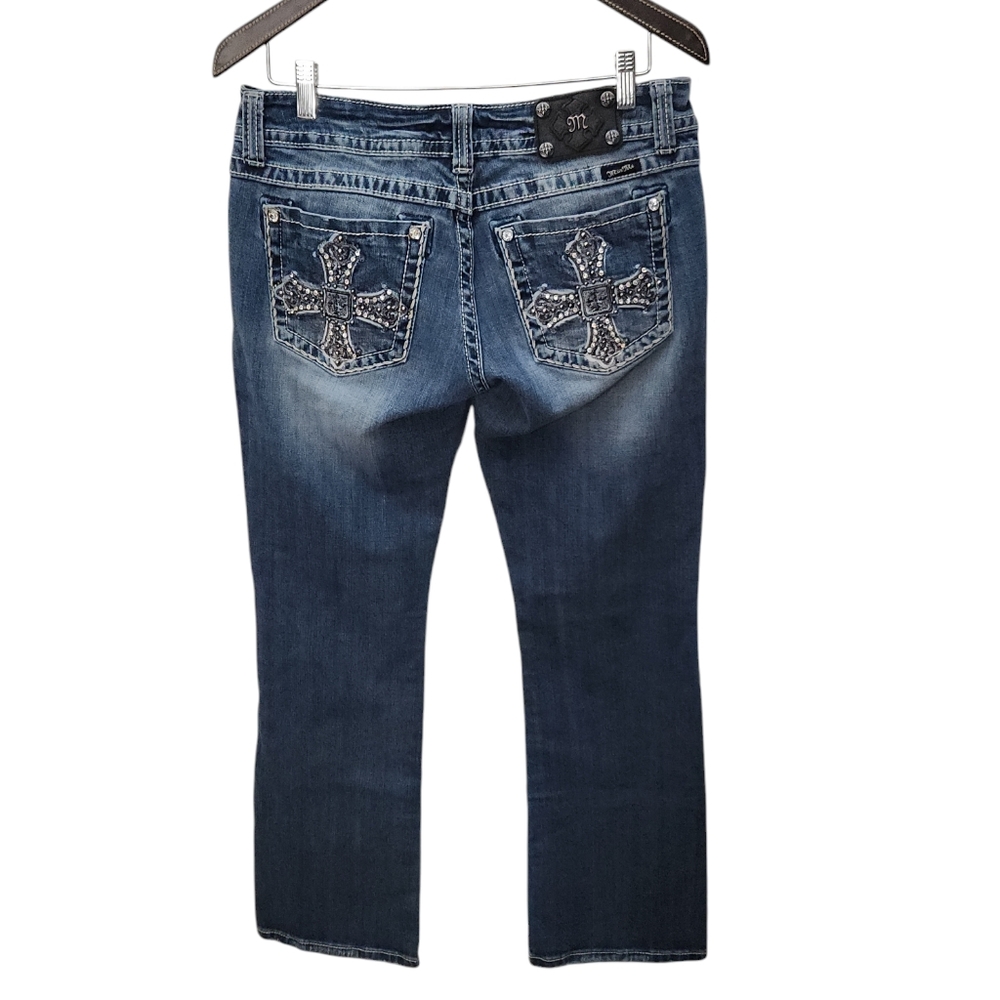 Miss Me Like a Prayer Boot Cut Jeans JP5046312 Size 31 - Picture 3 of 10